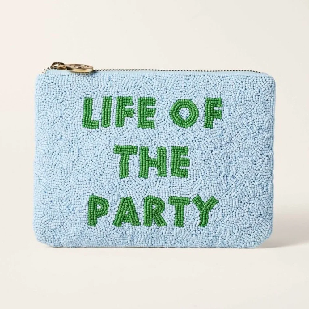 Kate Spade x Target NWT Life of the Party Beaded Clutch - Picture 1 of 11